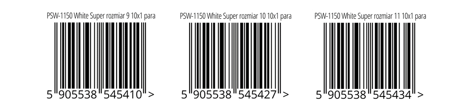 PSW-1150 White Super Rękawice spawalnicze do TIG, biały mankiet