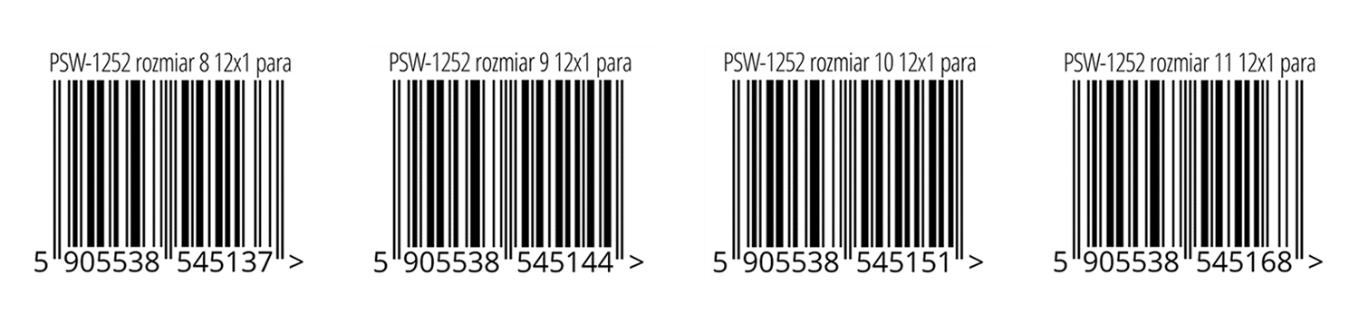 PSW-1252 Rękawice skórzano-tkaninowe z dzianiny bawełnianej, wzmacniane
